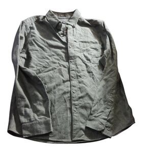 Eddie Bauer Men's Charcoal Button-Down Shirt